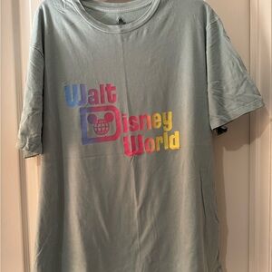 Disney Gray Cotton T-Shirt